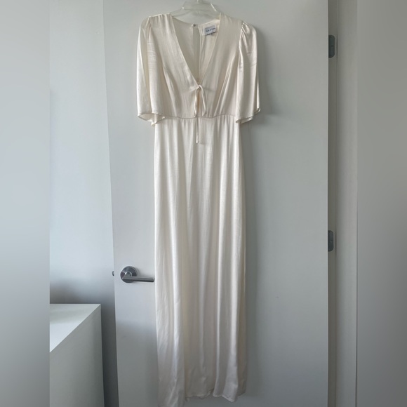 Park & Fifth Kendal Bridal Elopement Dress in Pearl Satin - Picture 2 of 10